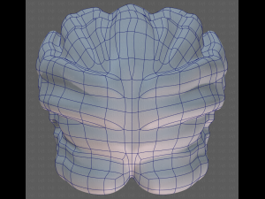 Base Hair for girl V26 3D-Modell