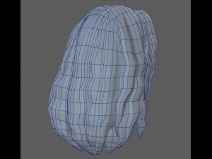 Base Hair for girl V26 3D-Modell