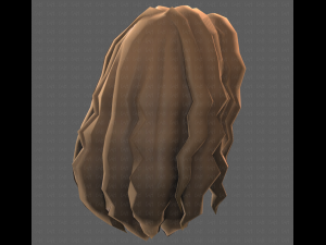 Base Hair for girl V26 3D-Modell