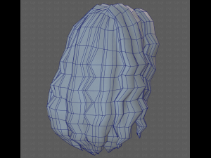 Base Hair for girl V26 3D-Modell