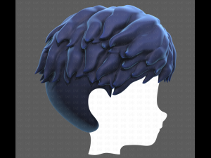 Base Hair for Boy V25 3D 模型
