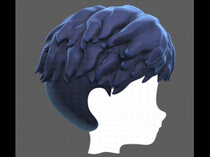 Base Hair for Boy V25 3D Model