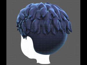 Base Hair for Boy V25 3D Model