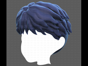 Base Hair for Boy V25 3D 模型
