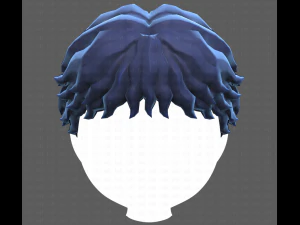 Base Hair for Boy V25 3D Model