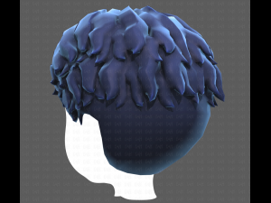 Base Hair for Boy V25 3D 模型