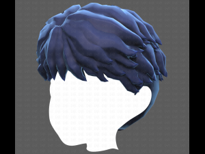 Base Hair for Boy V25 3D 模型