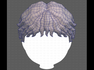 Base Hair for Boy V25 3D 模型