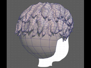 Base Hair for Boy V25 3D Model