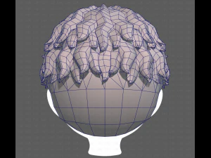 Base Hair for Boy V25 3D Model