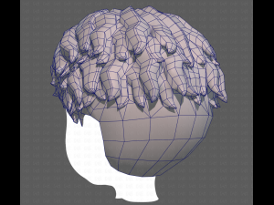Base Hair for Boy V25 3D 模型