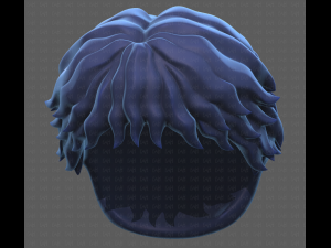 Base Hair for Boy V25 3D 模型