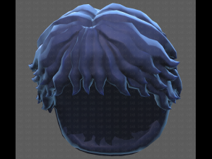 Base Hair for Boy V25 3D 模型