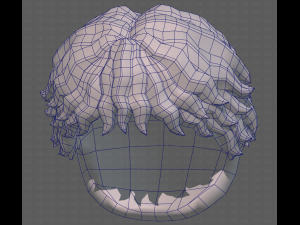 Base Hair for Boy V25 3D 模型