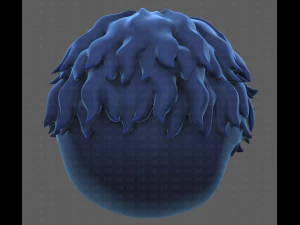 Base Hair for Boy V25 3D Model