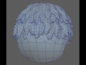 Base Hair for Boy V25 3D 模型