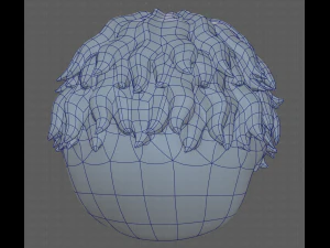 Base Hair for Boy V25 3D Model