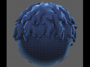 Base Hair for Boy V25 3D 模型