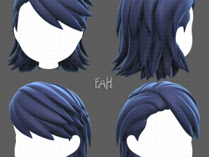 Base Hair for Boy V26 3D मॉडल