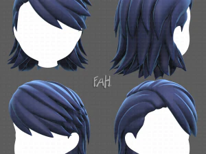 Base de cabello para ni&ntilde;o V26 Modelo 3D