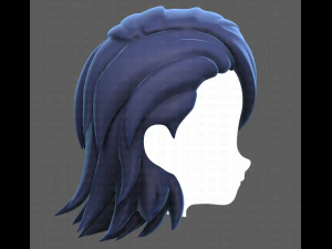 Base Hair for Boy V26 3D Model