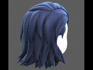 Base Hair for Boy V26 3D Model