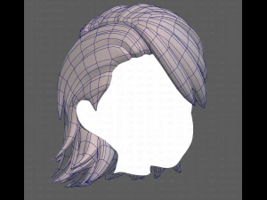 Base Hair for Boy V26 3D Model