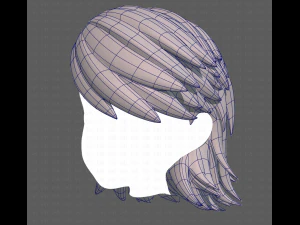 Base Hair for Boy V26 3D Model