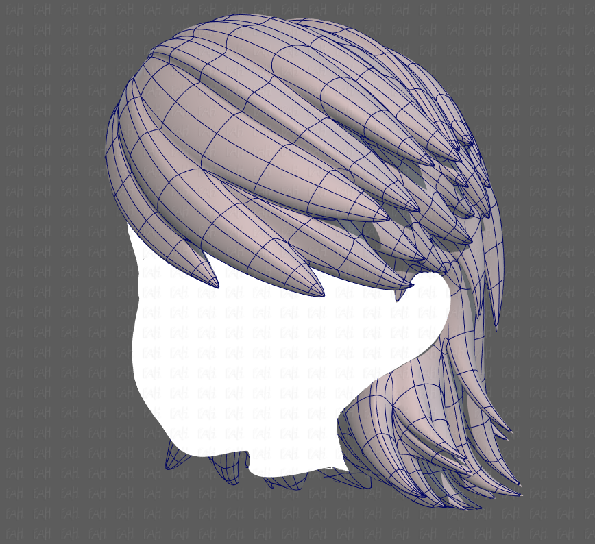 3d hair style for boy v26 3D Model in Other 3DExport