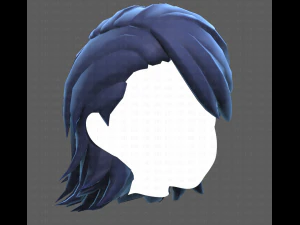 Base Hair for Boy V26 3D Model