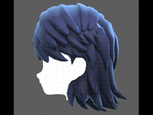 Base Hair for Boy V26 3D Model