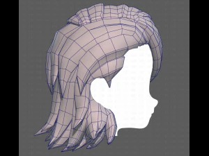 Base Hair for Boy V26 3D Model
