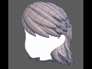 Base Hair for Boy V26 3D Model