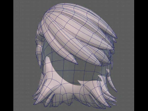 Base Hair for Boy V26 3D Model
