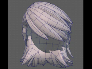 Base Hair for Boy V26 3D Model