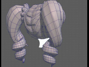 Base Hair for girl V27 3D Model