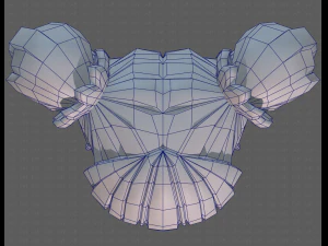 Base Hair for girl V27 3D Model