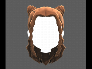 Base Hair for girl V28 Model 3D