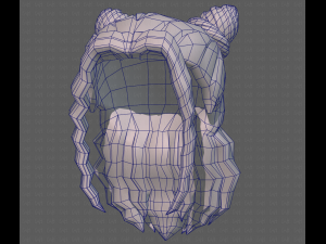 Base Hair for girl V28 Model 3D