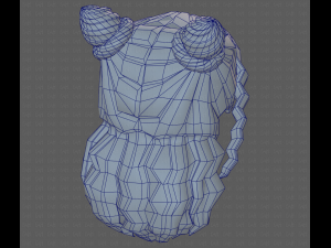 Base Hair for girl V28 Model 3D