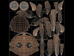 Base Hair for girl V28 3D Model