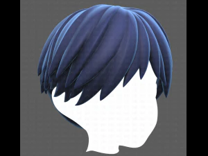 Base Hair for Boy V27 3D Model