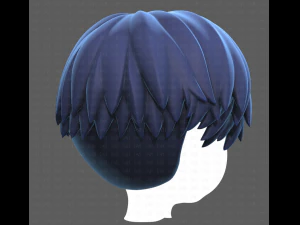 Base Hair for Boy V27 3D Model