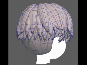 Base Hair for Boy V27 Modelo 3D