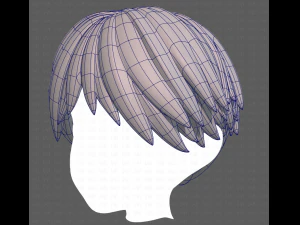 Base Hair for Boy V27 3D Model