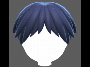Base Hair for Boy V27 3D Model