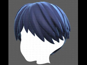 Base Hair for Boy V27 3D Model