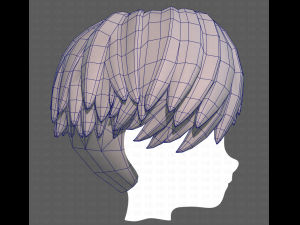Base Hair for Boy V27 Modelo 3D