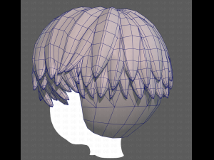 Base Hair for Boy V27 Modelo 3D