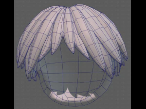 Base Hair for Boy V27 3D Model